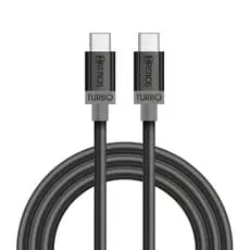 CB-355 C - Cabo Turbo Black - Type-C x Type-C