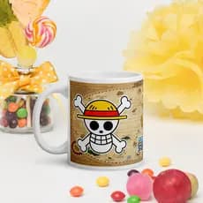 Caneca xícara Personalizada One Piece Monkey Luffy