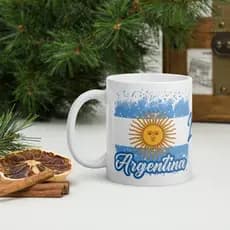 Caneca Personalizada Argentina Copa do Mundo 2026 Seleção de Futebol ideal para Presente Criativo Torcedor Oficial VIP
