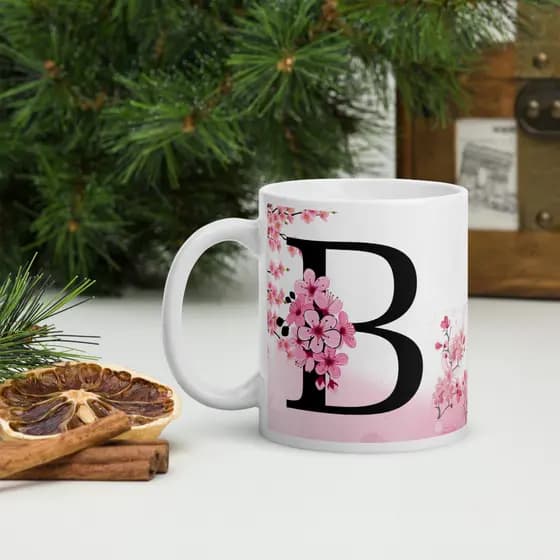 caneca Xícara Personalizada Cerejeira sakura