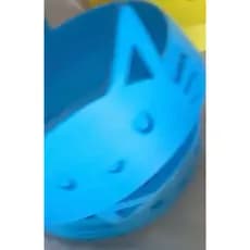 Tigela de Ração Comedouro para Gatos - 200ml - Tema Felinos com Orelhinhas