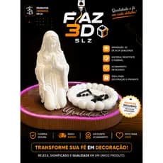 Bandeja Religiosa com Porta-Terço – “Ore e Confie”