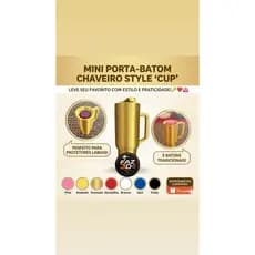 Chaveiro Porta Batom Mini Copo Impressão 3D