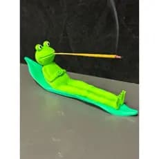 🐸 Porta Incenso Sapo Zen – Decoração Exclusiva em Impressão 3D