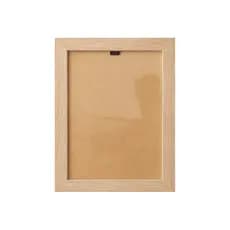 Moldura Para Quadro Foto Madeira Com Acrilico Protetor 18x24 cm Cor Madeira Natural