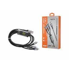 Oberon Cabo 3 em 1 Carregamento Dados 20w Lightning Tipo C Micro Usb V8 3.1 3 Pontas