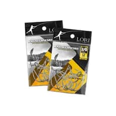 Anzol O'Shaughnessy C/12 a 25 Unid. - kit com 3/cartelas