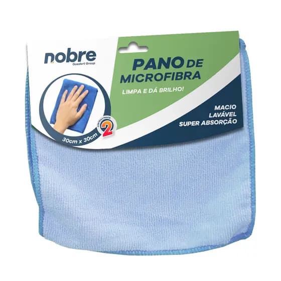 Pano de MicroFibra Magico limpa e dá brilho Nobre kit 2 unidades