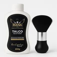 Kit Talco e Espanador de Barba e Cabelo Profssional