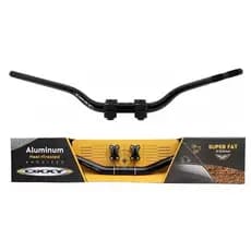 Guidão Moto Oxxy Fat Bar Alto Preto + Adaptador Motocross