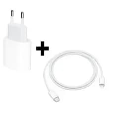 Carregador iPhone  celurar  Completo Tipo C 20w + Cabo Usb-C lightning Bivolt