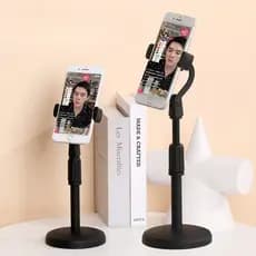 Suporte Tripé 360°  Ideal Para Gravação de Vídeos Para Mesa Com  Mini Pedestal Ajustável