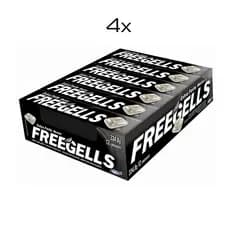 Freegells Preto Extra Forte – Kit com 4 Displays 12x31g Refrescante