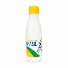 Squeeze 600ml Plasduran Brasil Garrafa de Água Esportiva Academia Resistente Cores Sortidas