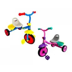 Triciclo Bicicletinha Infantil 3 Rodas Unitoys Com Cesta Segura E Resistente - Cores