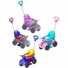 Quadriciclo Empurrador Andador Infantil Baby - Cores