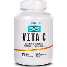2 Potes de Vitamina C 100% Pura E Concentrada - Fórmula Exclusiva Com 1000mg Por Cápsula - Total de 240 Cápsulas