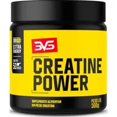 Creatina Monohidratada Power Extra Energy 300g (50 Doses) - 3vs Nutrition