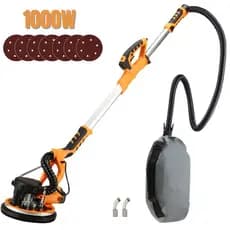Lixadeira Girafa 1000W com LED, Braço Extensível e Coletor de Pó - Ideal para Paredes e Tetos