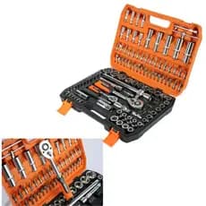 Maleta de Soquetes Nakasaki 108 Peças Linha Premium Profissional Ferramentas Mecânico