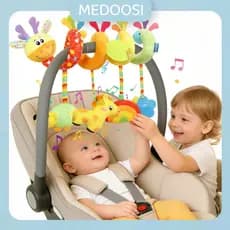 Cama de Pelúcia para Bebê | Pendurável e Seguro | Brinquedo Educativo para Recém-Nascido