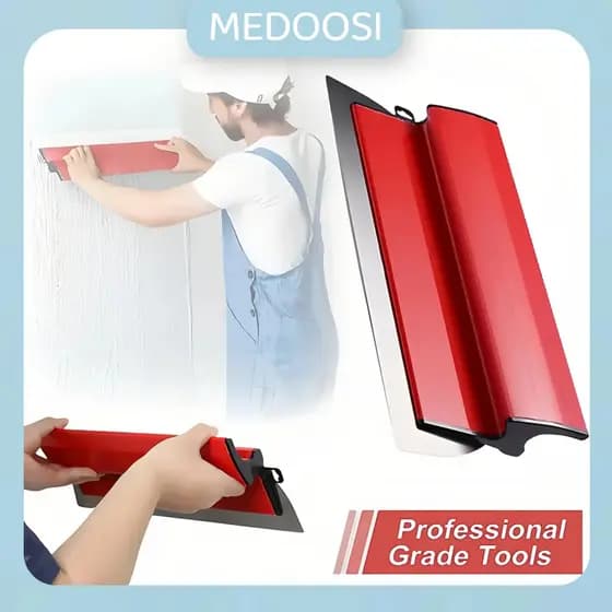 Desempenadeira 60cm Aço Inox com Lâmina Flexível Lisa