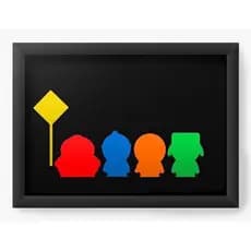 quadro decorativo south park alta qualidade quarto sala