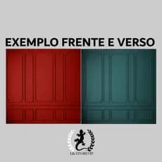 boiserie  quadro impressão dos 2 lados vermelho vinho e verde escuro premium 60x60