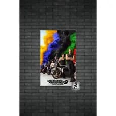 Quadro placa decorativa Filme Velozes e Furiosos 9 20x30 Alta Qualidade 4k