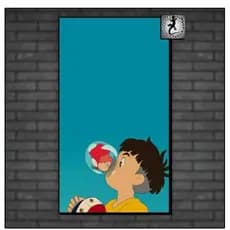 Quadro Decorativo Ponyo: Uma Amizade que Veio do Mar 02 1 Peça Mdf 20x30  Alta Qualidade Full Hd