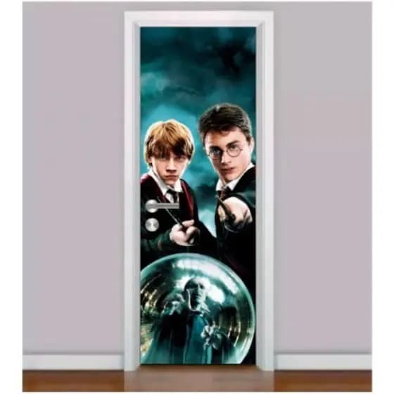 adesivo para porta Harry Potter 1 83x213