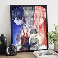 Quadro decorativo Zero Two Anime Darling in the Franxx alta qualidade 60x40
