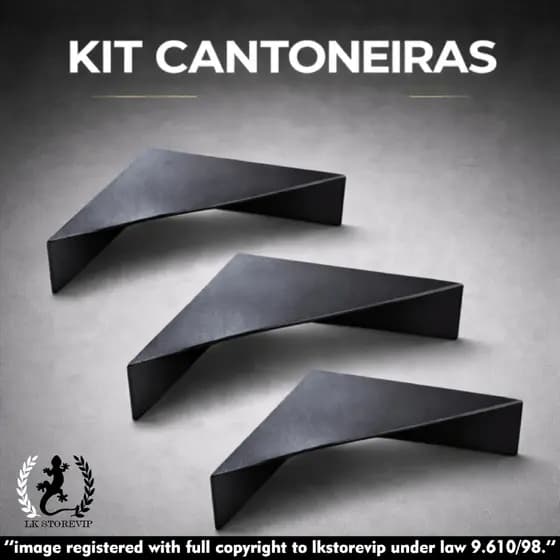 Kit 6 Protetor de Quina Premium Cantoneira Boiserie Segurança Bebê Anti Impacto