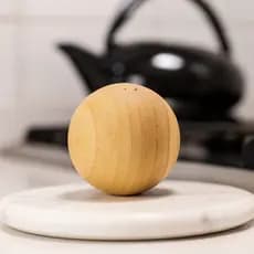 Saleiro de Cozinha Bambu Esférico 7 x 7cm