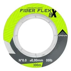 Linha De Pesca Fiber Flex Multifilamento Crown 8X 300m