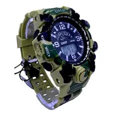 Relógio Masculino DHP Exército Digital 100% Funcional Revenda Pulseira Resistente Silicone