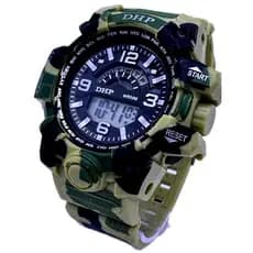 Relógio Masculino DHP Militar Exército Digital 100% Funcional Revenda Pulseira Resistente Silicone
