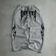 Calça Baggy Premium Wide Moletom Dark Style Inverno Masculina e Feminina Envio Rapido