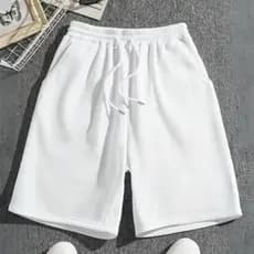 Short Moletom Liso Estilo Moda Casual Urbana Streweear Unissex