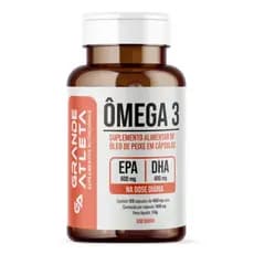 Ômega 3 - 120 Cápsulas - 1000mg (epa 600mg + Dha 400 Mg) - Grande Atleta Suplementos