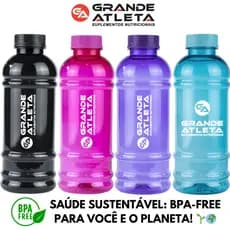 Garrafa Galão de água academia 500ml Grande Atleta Slim Fit - Livre de BPA - Envio Imediato