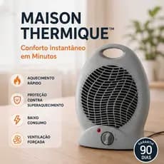 Aquecedor Elétrico Portátil Aquecimento Rápido Quarto Sala Escritório 127V /220V Maison Thermique™