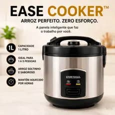 Panela Elétrica 1Litro Antiaderente Compacta Portátil Cozinha Aquece Rápida Multifuncional Preta
