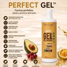 Modelador Gel Para Cachos 500ml Definição Duradoura Anti Frizz Brilho Intenso Hidratação Profunda