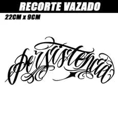 Adesivo Persistência em Recorte - Moto/Capacete/Tanque