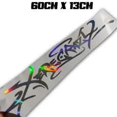 Adesivo Xerecrazy Greg Ferreira Holográfico - Carro/Moto - 60CM