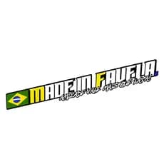 Adesivo Made In Favela para Vidro Lateral 100% em Recorte