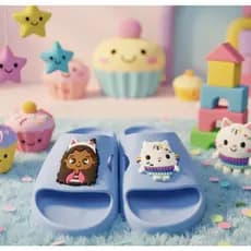 Chinelo Nuvem Infantil Menina Turma Da Gabby Desenho Personagem Meigo Leve Antiderrapante Promoção