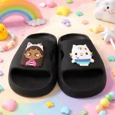 Chinelo Slide Nuvem Infantil Menina Turma Da Gabby Personagem Gatinho Fofo Leve Confortável Promoção