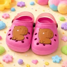 Sandália Infantil Personagem Capivara Fofa Menina Sandália Antiderrapante Confortável Macia Promoção